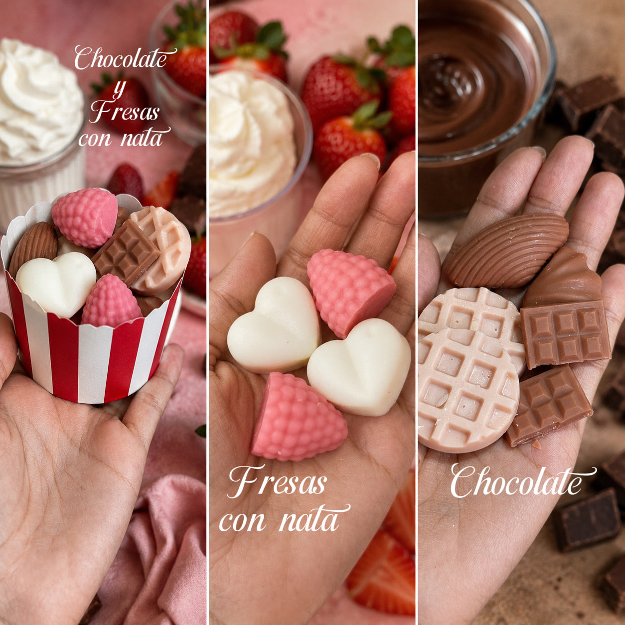 Wax Melts Bélgica- Chocolate y Fresas con nata