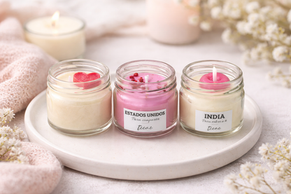 Pack Mini velas AMOR