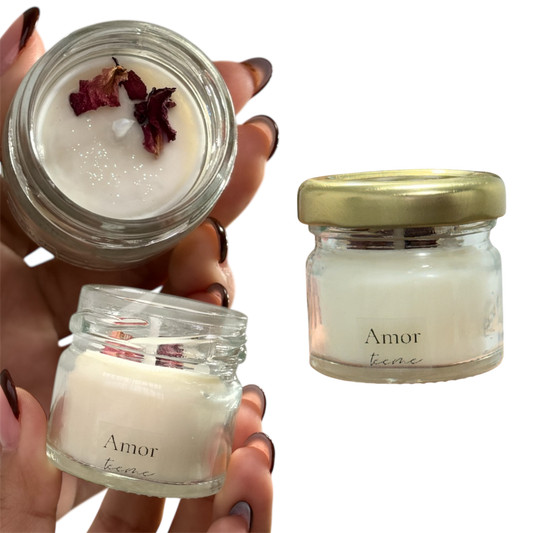 Reconexión - Kit de 4 velas - Amor, Abundancia, Salud y Gratitud