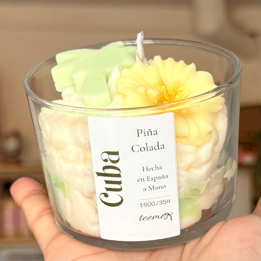 Vela de Cuba— Piña, Coco y Limón