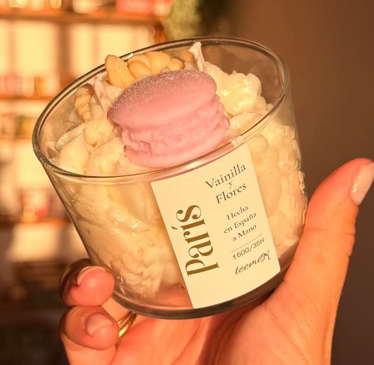 Vela París — Vainilla & Flores