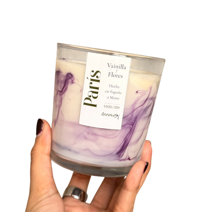 Vela París — Vainilla & Flores
