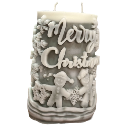 Vela de Navidad -Chocolate