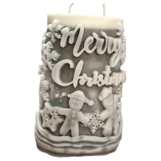 Vela de Navidad -Chocolate