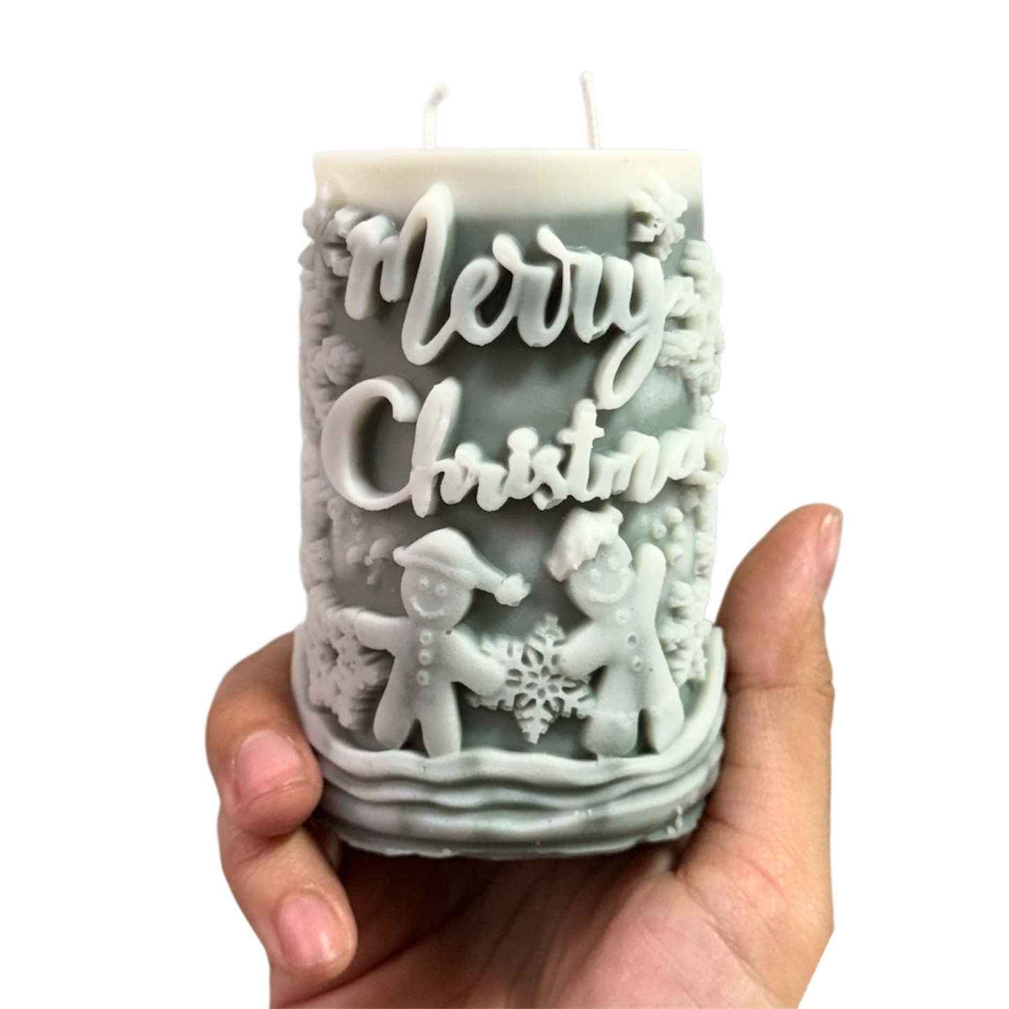 Vela de Navidad -Chocolate